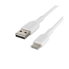 Belkin BoostCharge 1m USB Type-C Cable - Fast & Reliable Charging, Premium White Design